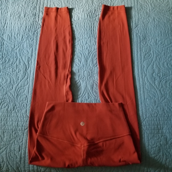 🧡🔥🍊 LULULEMON Cayenne Align Pant 25" Sz 4 🧡 - Picture 3 of 6
